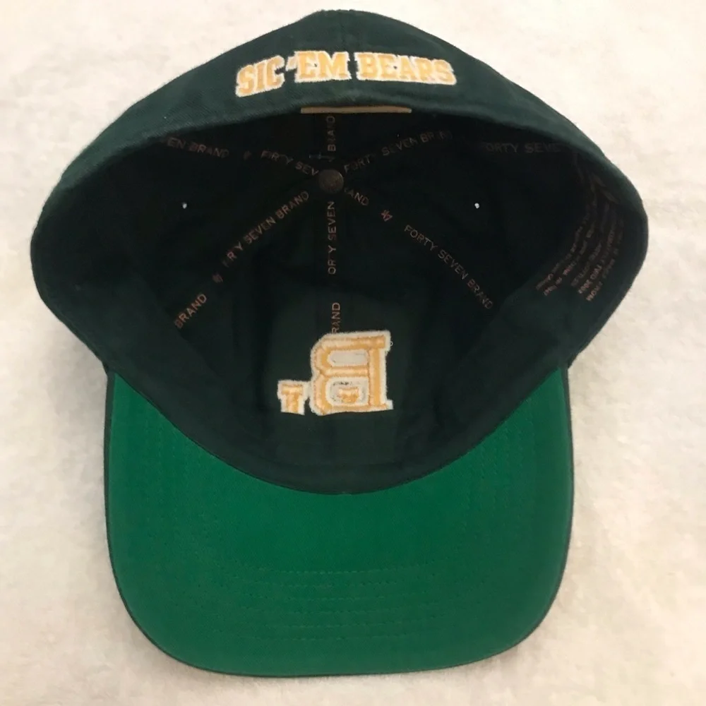 '47 Brand for Baylor University Bears Green & Gold Fitted Small Ball Cap